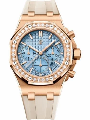 Audemars Piguet Royal Oak OffShore 26231 Lady Chronograph Pink Gold - Diamond / Blue 26231OR.ZZ.A085CA.01