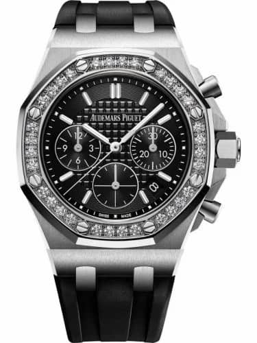 Audemars Piguet Royal Oak OffShore 26231 Lady Chronograph Stainless Steel / Black / Diamond 26231ST.ZZ.D002CA.01