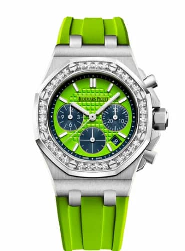 Audemars Piguet Royal Oak OffShore 26231 Lady Chronograph Stainless Steel / Green / Diamond 26231ST.ZZ.D038CA.01