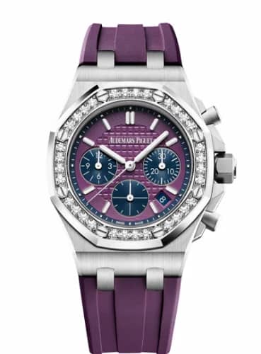 Audemars Piguet Royal Oak OffShore 26231 Lady Chronograph Stainless Steel / Plum / Diamond 26231ST.ZZ.D075CA.01