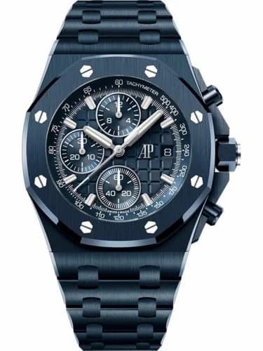 Audemars Piguet Royal Oak Offshore Blue Nuit, Nuage 50 Ceramic / Blue / Bracelet 26238CD.OO.1300CD.01