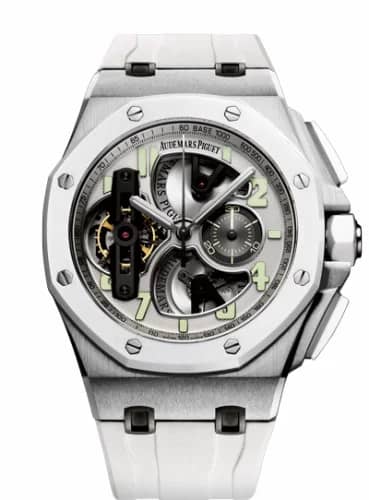 Audemars Piguet Royal Oak OffShore Tourbillon Chronograph White Ceramic 26387IO.OO.D010CA.01