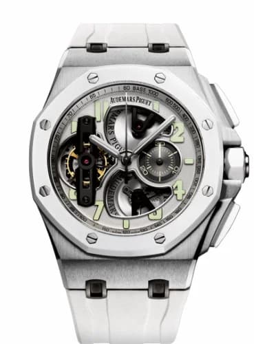 Audemars Piguet Royal Oak OffShore Tourbillon Chronograph White Ceramic 26387IO.OO.D010CA.01