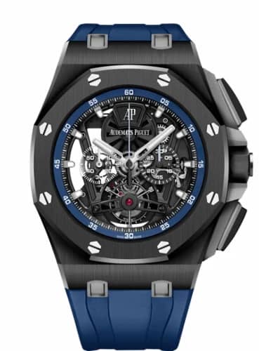 Audemars Piguet Royal Oak Offshore Tourbillon Chronograph Openworked Ceramic / Rubber 26407CE.OO.A030CA.01