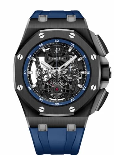 Audemars Piguet Royal Oak Offshore Tourbillon Chronograph Openworked Ceramic / Rubber 26407CE.OO.A030CA.01