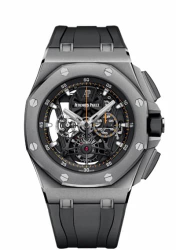 Audemars Piguet Royal Oak Offshore Tourbillon Chronograph Openworked Titanium / Rubber 26407TI.GG.A002CA.01