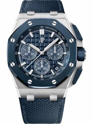Audemars Piguet Royal Oak Offshore 43 Stainless Steel - Blue Nuit, Nuage 50 Ceramic / Blue 26420SO.OO.A02VE.01