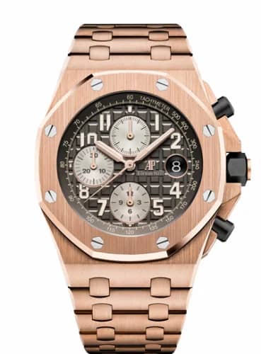 Audemars Piguet Royal Oak Offshore 42 Pink Gold / Grey / Bracelet 26470OR.OO.1000OR.02