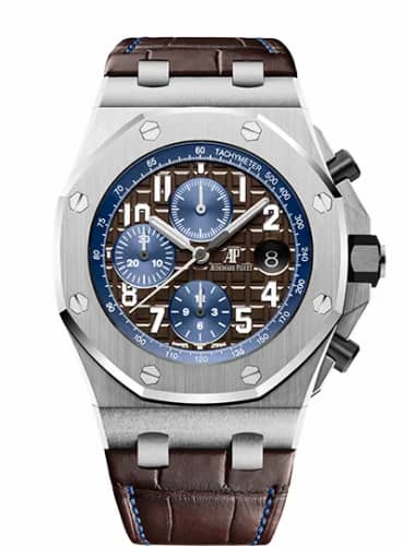 Audemars Piguet Royal Oak Offshore 42 Stainless Steel / Brown / Alligator 26470ST.OO.A099CR.01