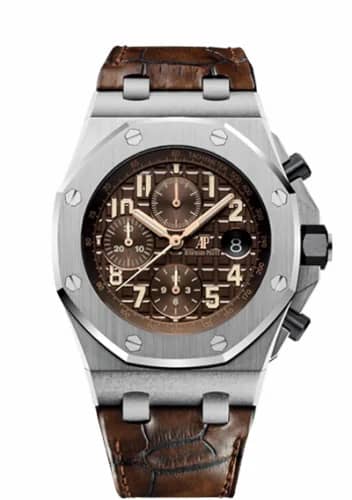 Audemars Piguet Royal Oak Offshore 26470 Stainless Steel / Brown / Alligator 26470ST.OO.A820CR.01