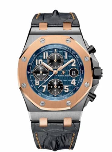 Audemars Piguet Royal Oak Offshore 26471 Stainless Steel / Pink Gold / Bucherer Blue Editions 26471SR.OO.D101CR.01