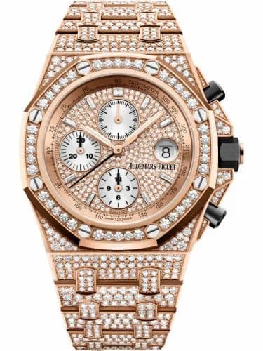 Audemars Piguet Royal Oak Offshore Pink Gold - Diamond / Diamond / Bracelet 26476OR.ZZ.1273OR.01.A