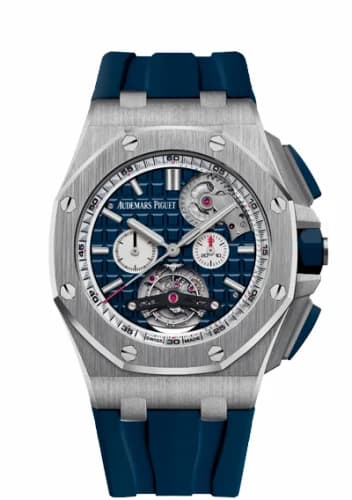 Audemars Piguet Royal Oak Offshore Tourbillon Chronograph Selfwinding Stainless Steel / Blue 26540ST.OO.A027CA.01