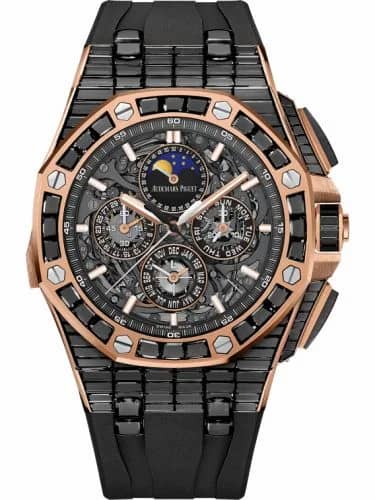 Audemars Piguet Royal Oak OffShore Grande Complication Pink Gold - Black Sapphire / Skeleton 26583OR.SS.A002CA.01