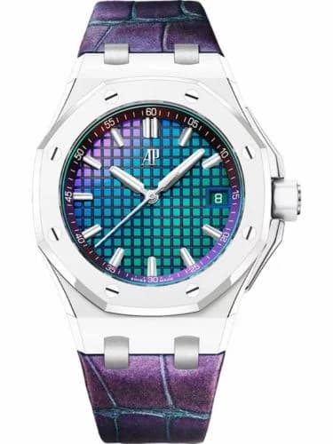 Audemars Piguet Royal Oak Offshore Selfwinding 37 White Ceramic / Chameleon 77605CB.OO.A422CR.01