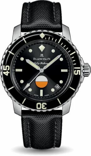 Blancpain Fifty Fathoms MIL-SPEC Stainless Steel / Black / Canvas 5008-1130-B52A — фото часов Blancpain Fifty Fathoms MIL-SPEC Stainless Steel / Black / Canvas 5008-1130-B52A — фото часов