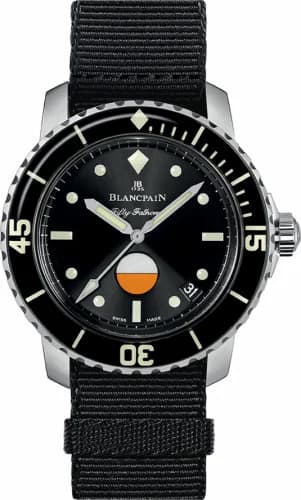 Blancpain Fifty Fathoms MIL-SPEC Stainless Steel / Black / Canvas 5008-1130-NABA — фото часов Blancpain Fifty Fathoms MIL-SPEC Stainless Steel / Black / Canvas 5008-1130-NABA — фото часов