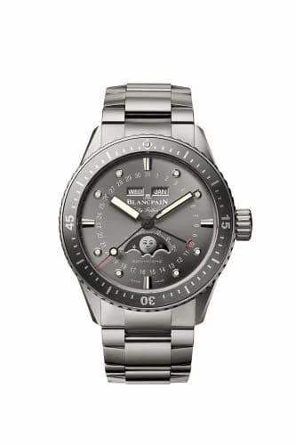 Blancpain Fifty Fathoms Bathygraphe Quantième Complet Titanium / Grey / Bracelet 5054-1210-98S — фото часов Blancpain Fifty Fathoms Bathygraphe Quantième Complet Titanium / Grey / Bracelet 5054-1210-98S — фото часов