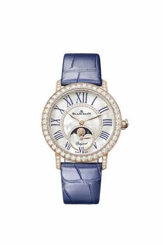 Blancpain Ladybird Colors Phases de Lune Red Gold - Diamond / MOP 3662-2954-55B