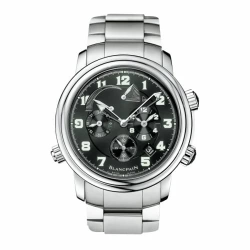 Blancpain Léman Réveil GMT Stainless Steel / Black / Bracelet 2041-1130M-71
