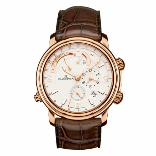Blancpain Léman Réveil GMT Red Gold / Opaline / Alligator 2841-3642-53B