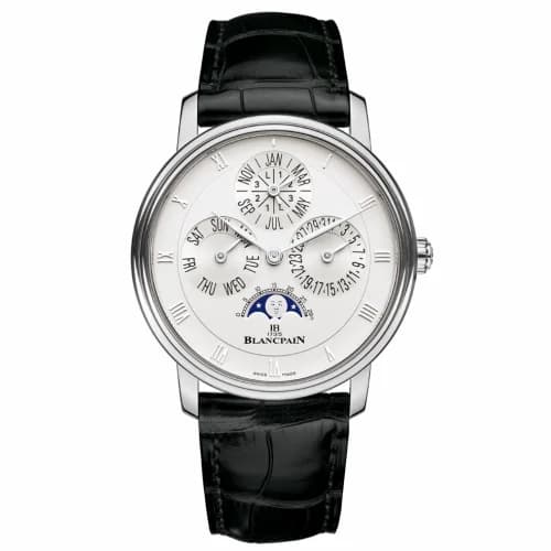 Blancpain Villeret Quantième Perpétuel White Gold / Opaline 6057-1542-55B