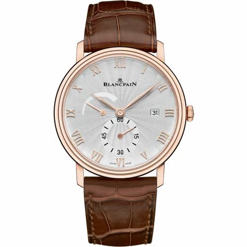 Blancpain Villeret Ultraplate Power Reserve Date Red Gold / Opaline 6606A-3642-55A