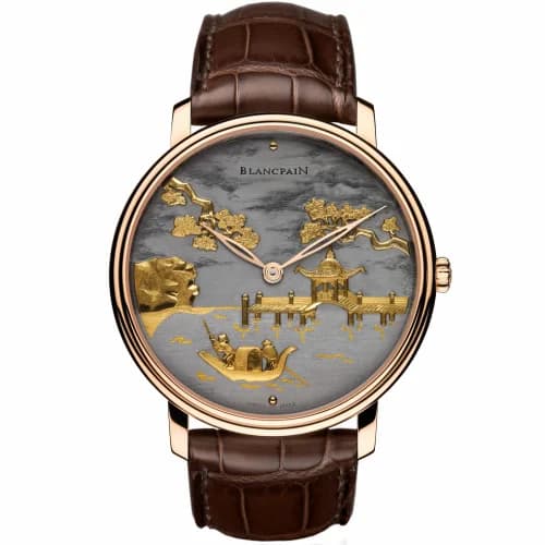 Blancpain Villeret Manuelle Piece Unique Shakudō Rowing 6615-3612-55B — фото часов Blancpain Villeret Manuelle Piece Unique Shakudō Rowing 6615-3612-55B — фото часов