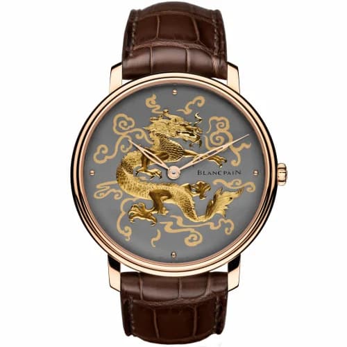 Blancpain Villeret Manuelle Piece Unique Damasquinée Dragon 6615A-3612-55B - 1