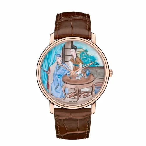 Blancpain Villeret Manuelle Piece Unique Grand Feu Men with Lunch 6615C-3631-55B - 2