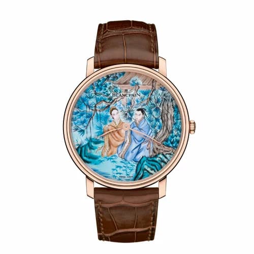 Blancpain Villeret Manuelle Piece Unique Grand Feu Men in Garden 6615C-3631-55B - 3 — фото часов Blancpain Villeret Manuelle Piece Unique Grand Feu Men in Garden 6615C-3631-55B - 3 — фото часов