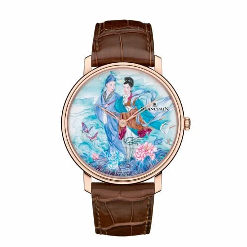 Blancpain Villeret Manuelle Piece Unique Grand Feu Couple in Field 6615C-3631-55B - 4