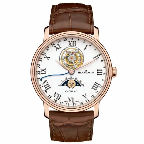 Blancpain Villeret Carrousel Phase de Lune Red Gold 6622L-3631-55B