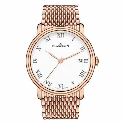 Blancpain Villeret 8 Jours Red Gold / Bracelet 6630-3631-MMB
