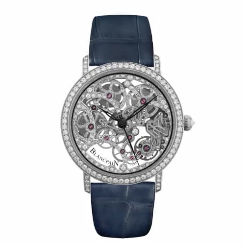 Blancpain Villeret Squelette 8 Jours White Gold / Diamond 6633-1900-55B