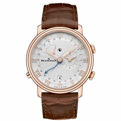 Blancpain Villeret Réveil GMT Red Gold / Opalin 6640-3642-55B