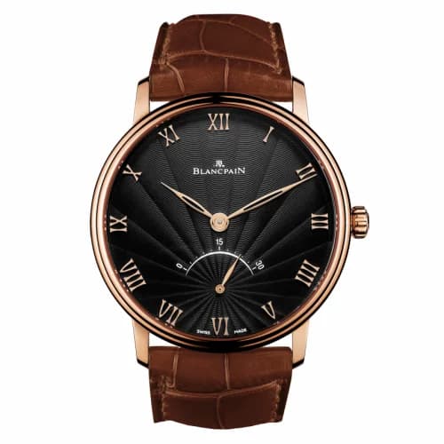 Blancpain Villeret Ultraplate Seconde Rétrograde Red Gold / Black 6653-3630-55B