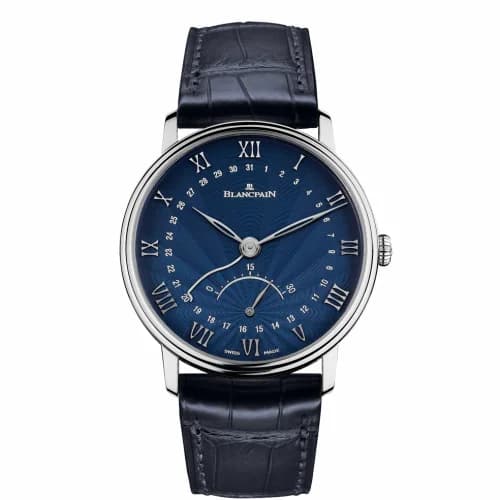 Blancpain Villeret Ultraplate Quantième Seconde Rétrograde White Gold / Flinqué 6653Q-1529-55B
