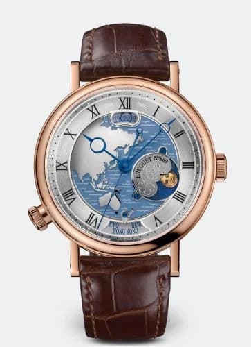 Breguet Classique Hora Mundi 5717 Rose Gold / Asia - Oceania 5717BR/AS/9ZU