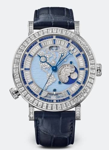 Breguet Classique Hora Mundi 5719 Platinum / America 5719PT/US/9ZV/DD0D