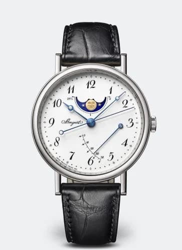Breguet Classique 7787 Moonphase White Gold / Grand Feu Enamel 7787BB/29/9V6