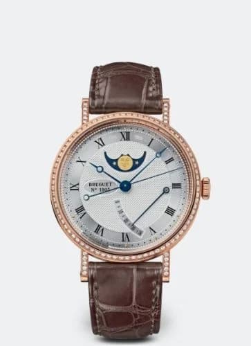 Breguet Classique 8788 Moonphase Rose Gold / Grand Feu Enamel 8788BR/12/986/DD00