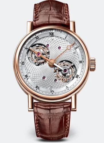 Breguet Double Tourbillon Rose Gold / Silver 5347BR/11/9ZU