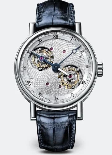 Breguet Double Tourbillon Platinum / Silver 5347PT/11/9ZU
