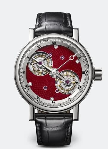 Breguet Double Tourbillon Platinum / Red 5347PT/2P/9ZU