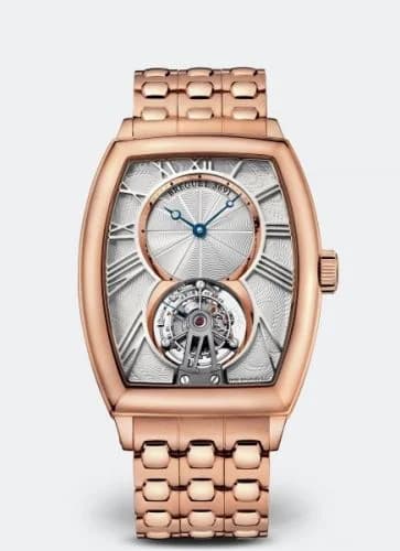 Breguet Héritage Tourbillon Rose Gold / Silver / Bracelet 5497BR/12/RB0