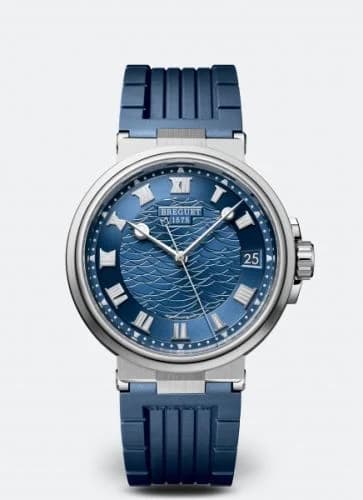 Breguet Marine 5517 White Gold / Blue / Rubber 5517BB/Y2/5ZU