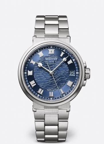 Breguet Marine 5517 White Gold / Blue / Bracelet 5517BB/Y2/BZ0 — фото часов Breguet Marine 5517 White Gold / Blue / Bracelet 5517BB/Y2/BZ0 — фото часов