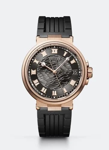 Breguet Marine 5517 Rose Gold / Slate Grey / Rubber 5517BR/G3/5ZU