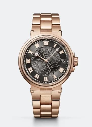 Breguet Marine 5517 Rose Gold / Slate Grey / Bracelet 5517BR/G3/RZ0